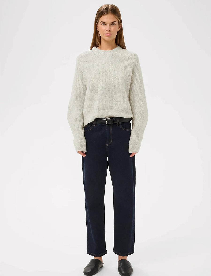 InWear - NIASIW PULLOVER - pullover - new light grey melange - 3