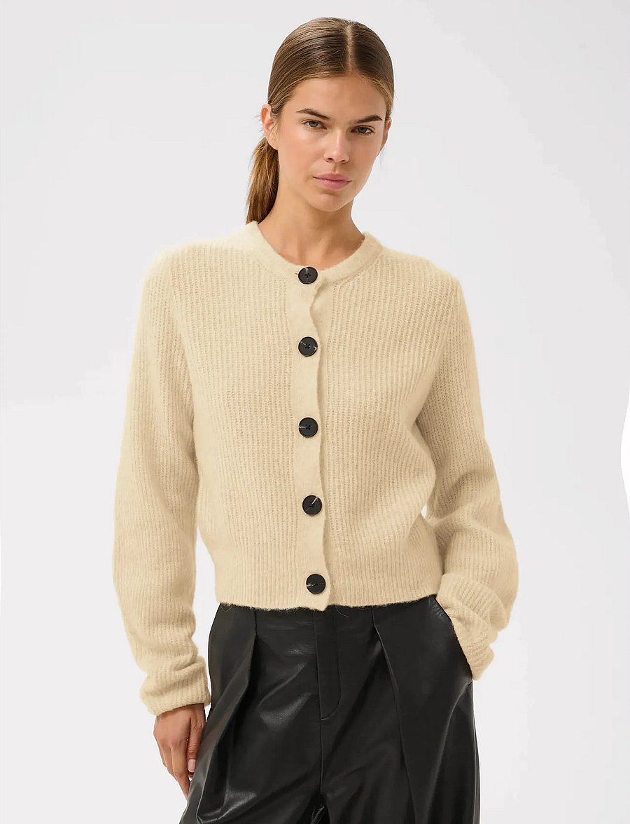 InWear - NIASIW CARDIGAN - strickjacken - ecru - 0