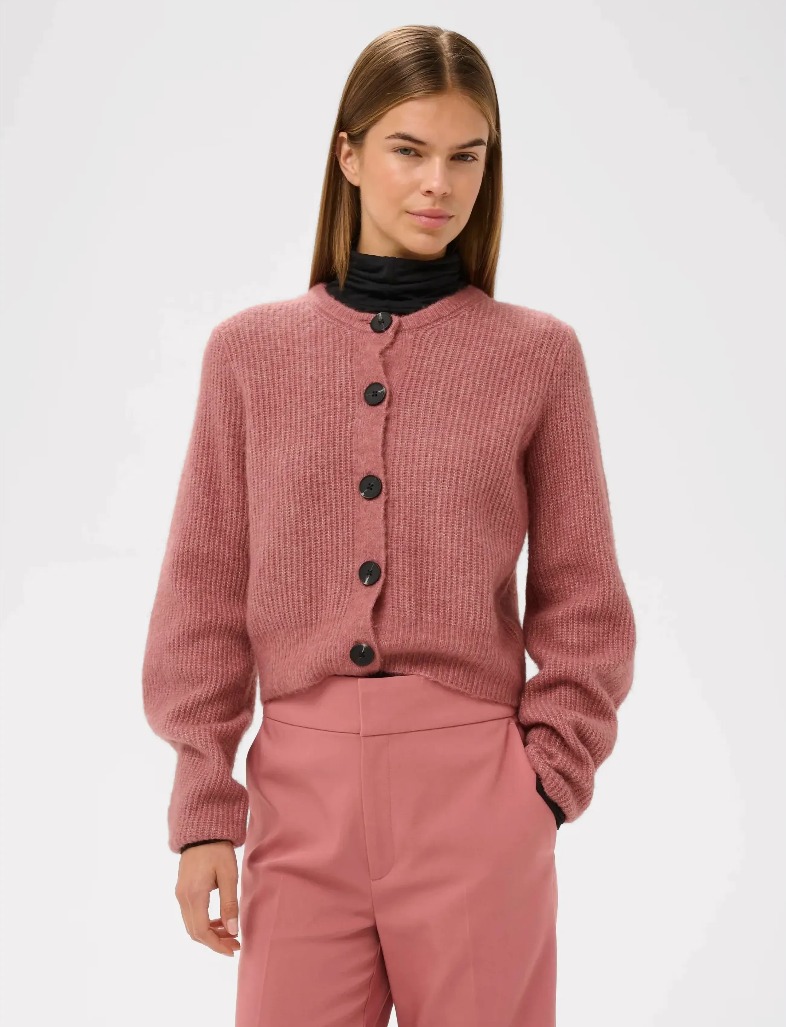 InWear Niasiw Cardigan, XL, Pink, Strik > Cardigans, Dame