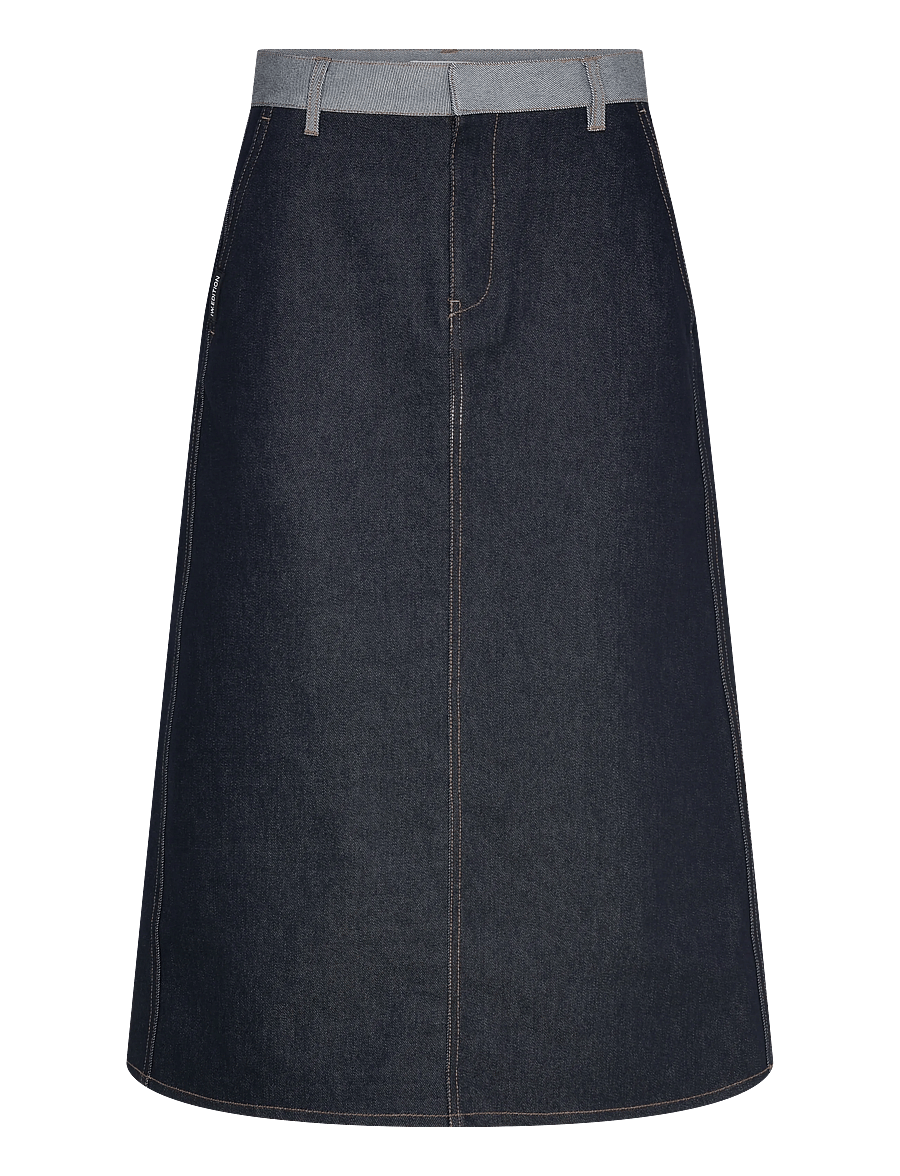 InWear - DEIRDRAIW DENIM SKIRT - denimnederdele - dark blue denim - 1