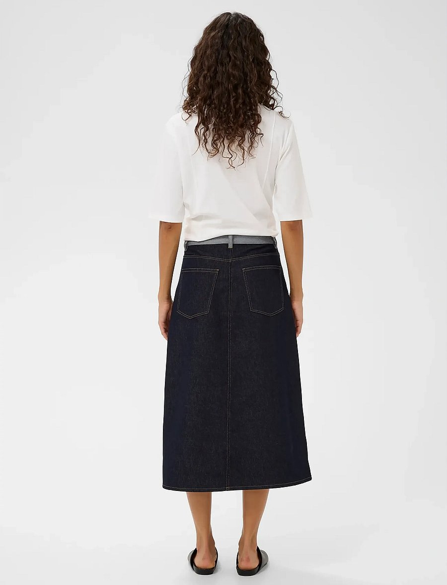 InWear - DEIRDRAIW DENIM SKIRT - denimnederdele - dark blue denim - 4
