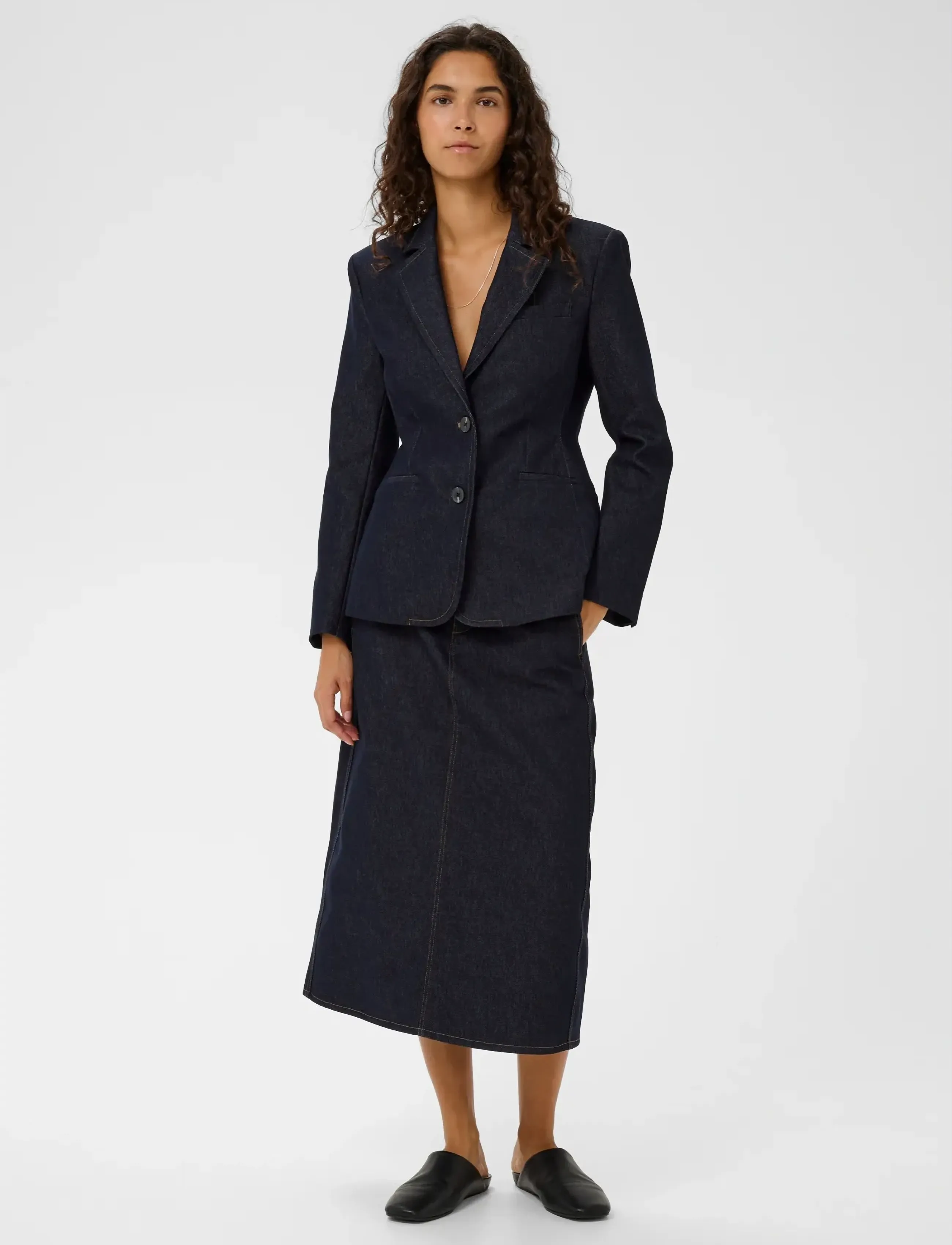 InWear - DEIRDRAIW DENIM SKIRT - jupes en jeans - dark blue denim - 5
