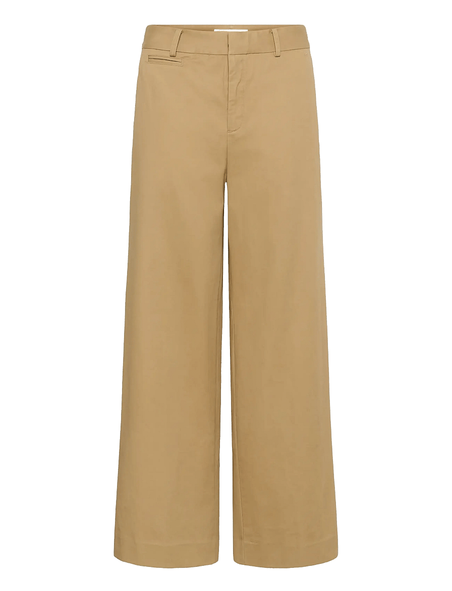 InWear - DIAZIW WIDE PANTS - vida byxor - latte - 1