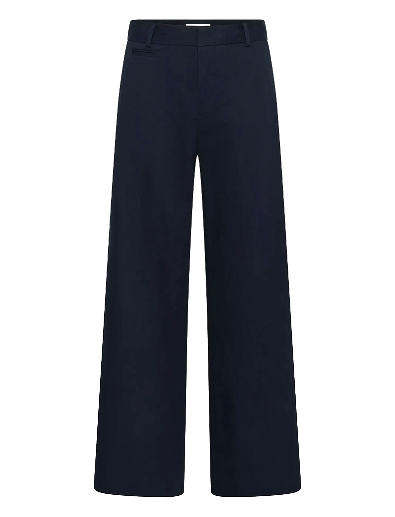 InWear - DIAZIW WIDE PANTS - wide leg trousers - midnight magic - 1