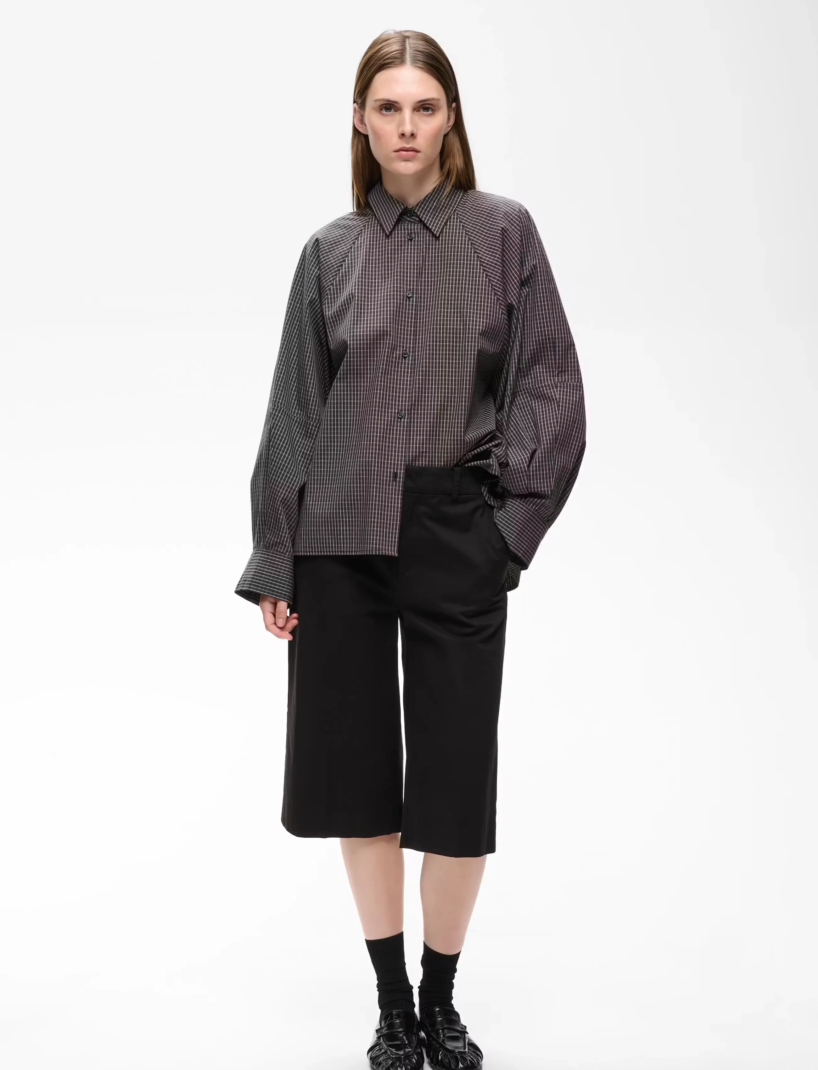 InWear DIAZIW CULOTTE PANTS - Kollektioner - BLACK / black