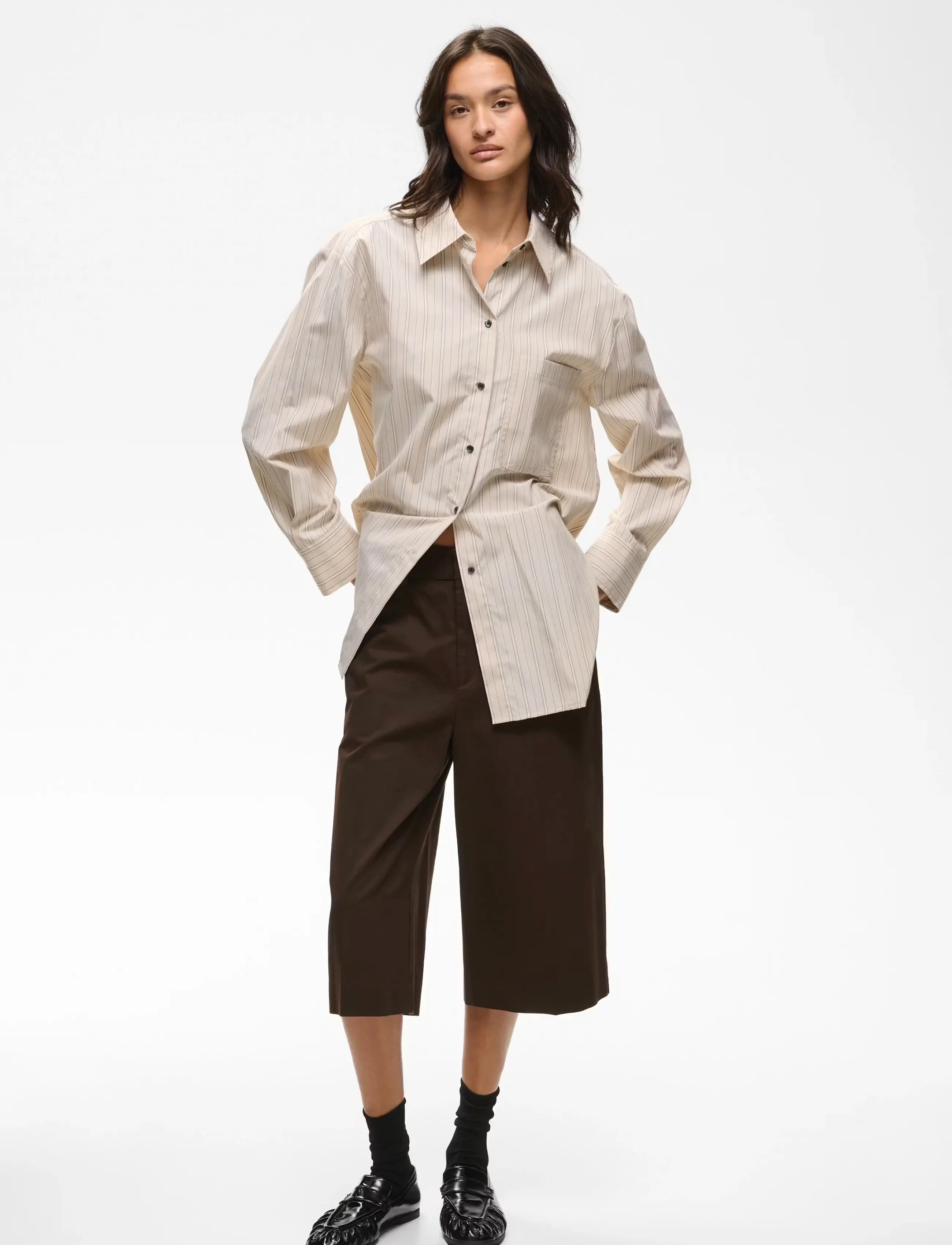 InWear DIAZIW CULOTTE PANTS - InWear - CHOCOLATE BROWN / brown