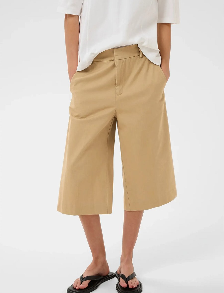 InWear - DIAZIW CULOTTE PANTS - culottes - latte - 0