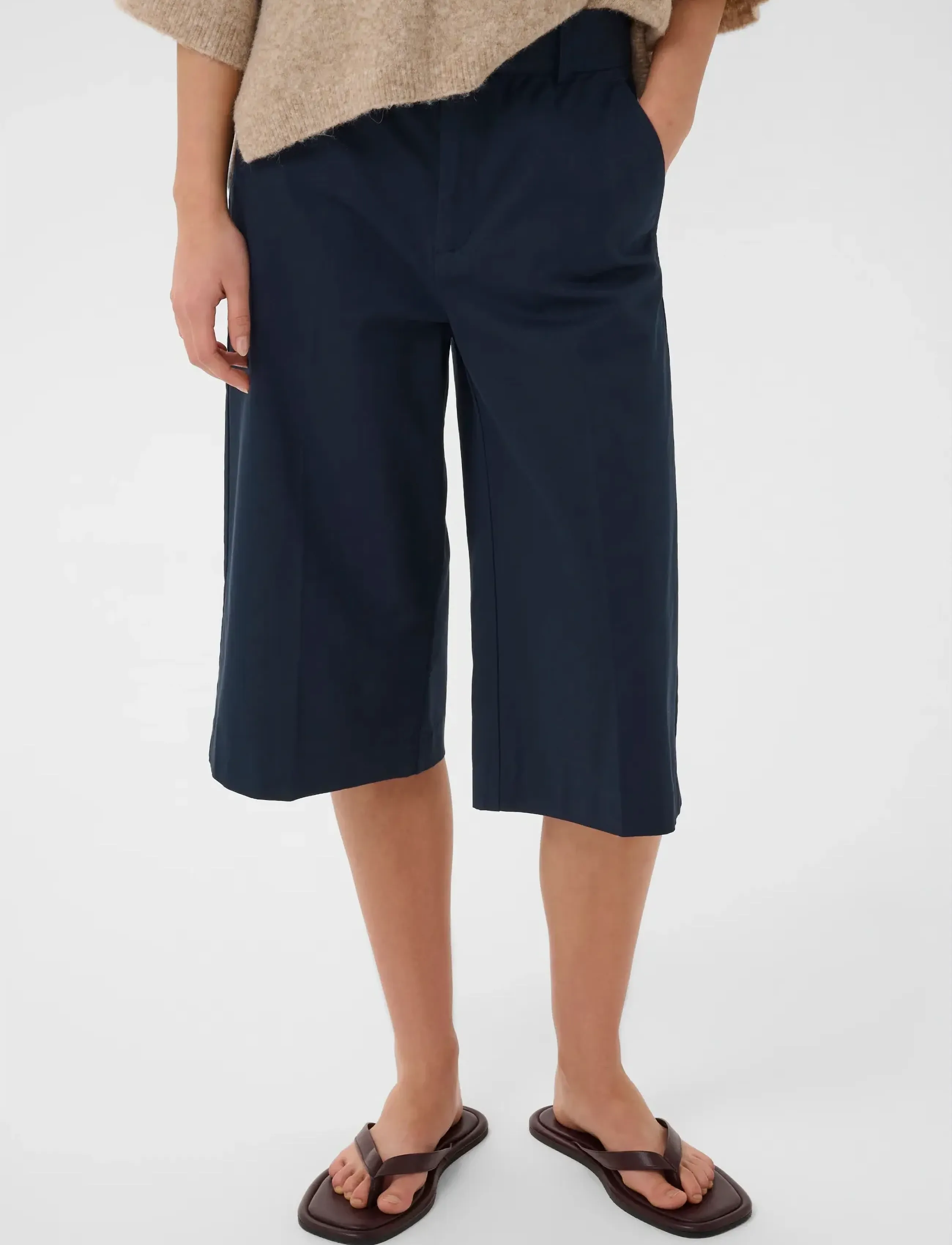 InWear DIAZIW CULOTTE PANTS - InWear - MIDNIGHT MAGIC / navy