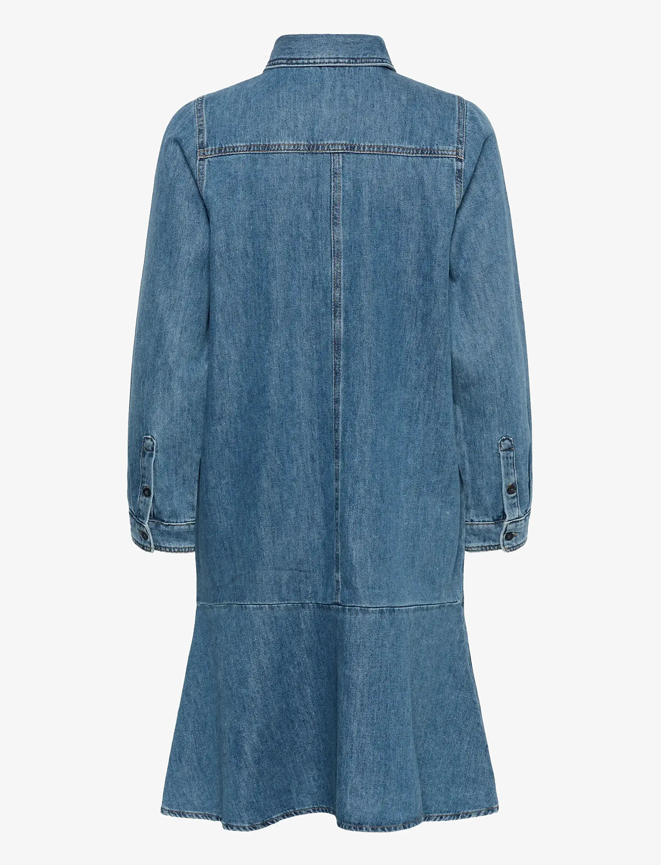 InWear - DOPHINAIW DRESS - skjortklänningar - washed medium blue denim - 2