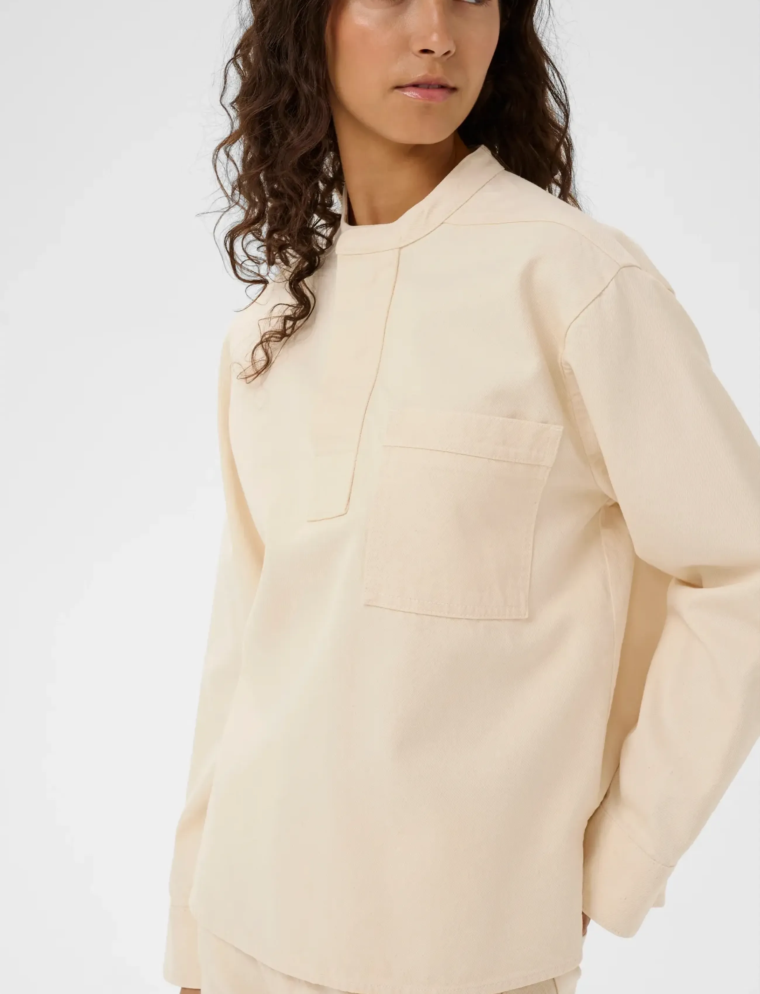 InWear - DILYSIW SHIRT - pikkade varrukatega särgid - ecru melange - 5