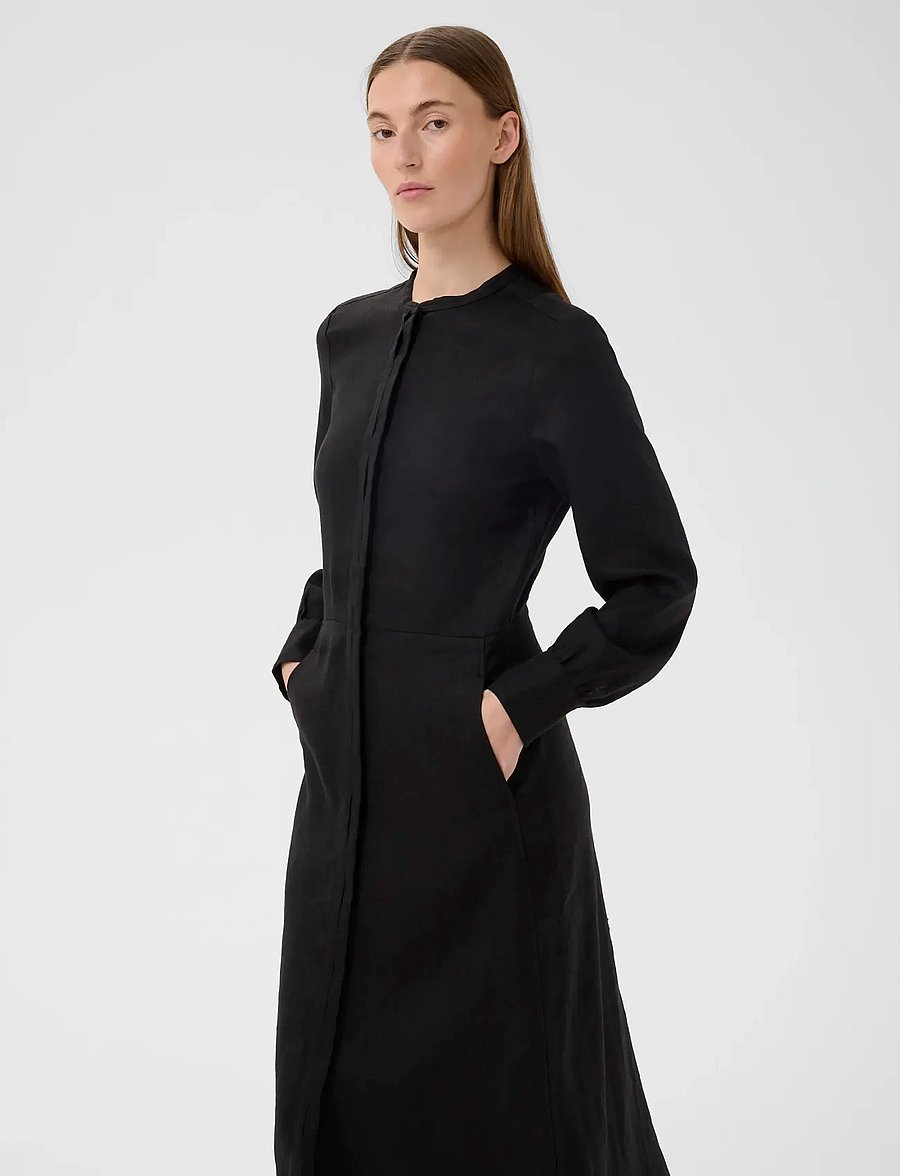 InWear - DILANAIW DRESS - skjortklänningar - black - 0