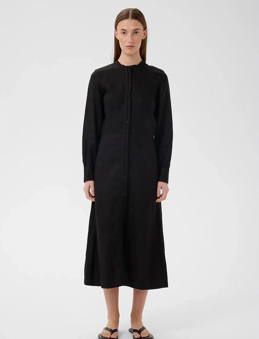 InWear - DILANAIW DRESS - skjortklänningar - black - 3