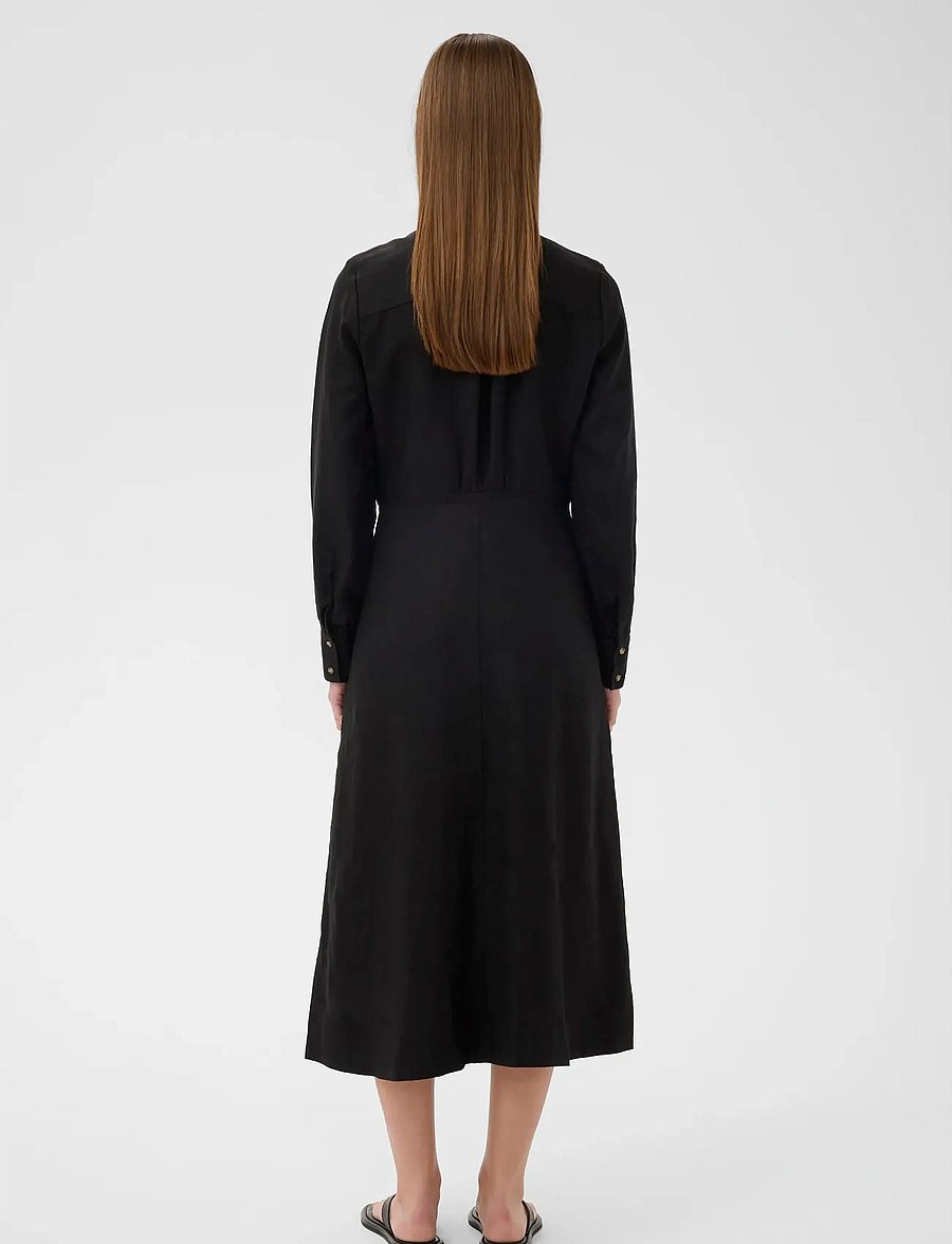 InWear - DILANAIW DRESS - skjortklänningar - black - 4