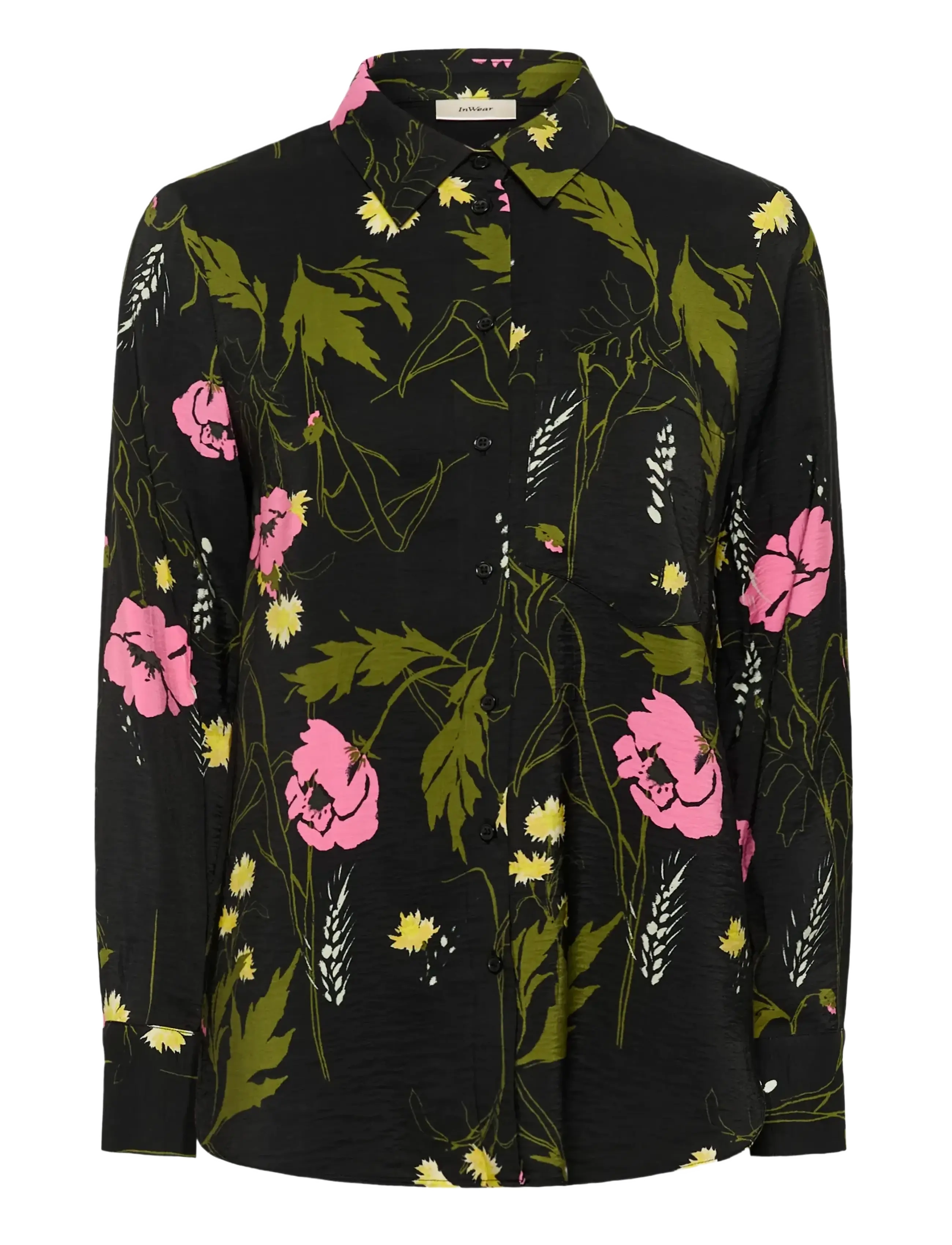 InWear LUCILLEIW SHIRT - Tøj - FIELD FLOWER / black
