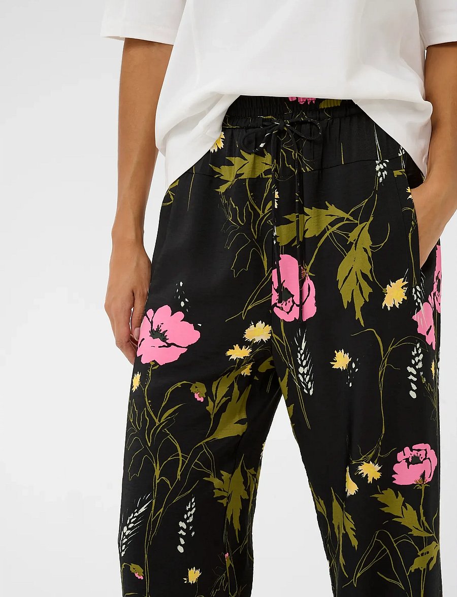 InWear - LUCILLEIW PANT - wijde broeken - field flower - 5