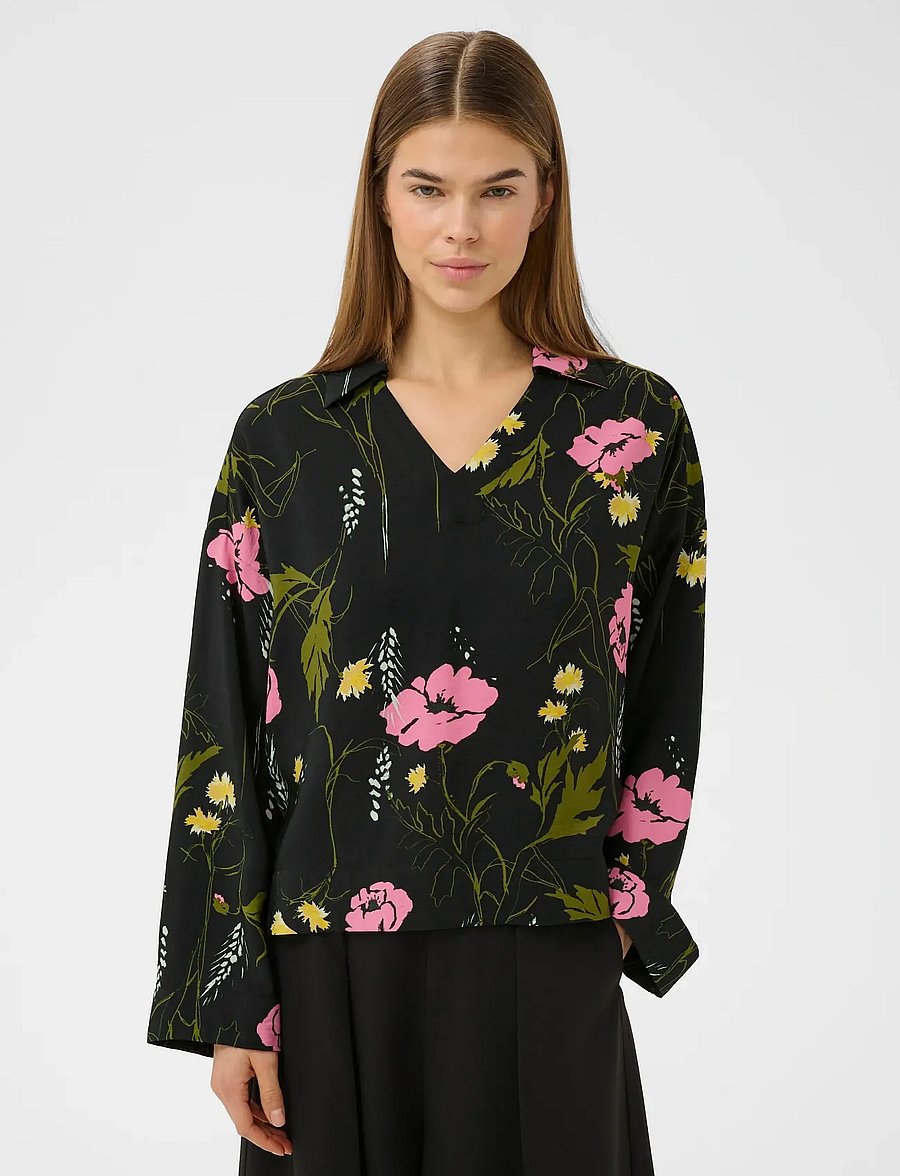 InWear - LUCILLEIW BLOUSE - långärmade blusar - field flower - 0