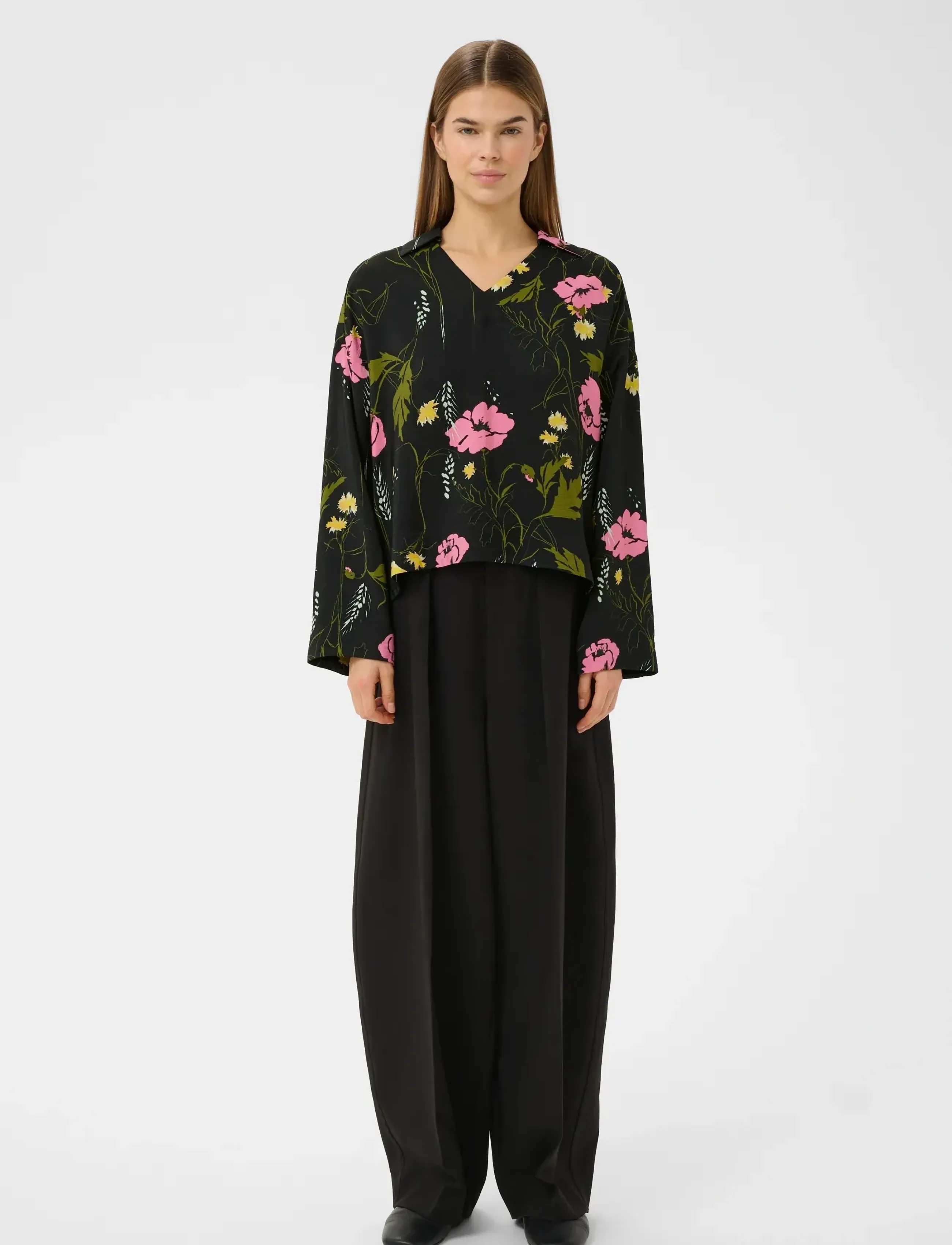 InWear - LUCILLEIW BLOUSE - pikkade varrukatega pluusid - field flower - 3