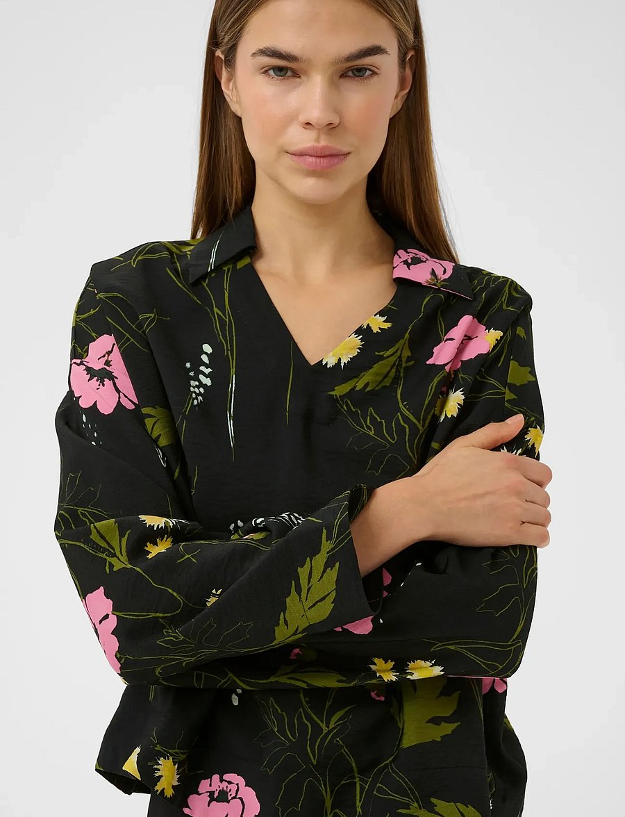 InWear - LUCILLEIW BLOUSE - långärmade blusar - field flower - 5