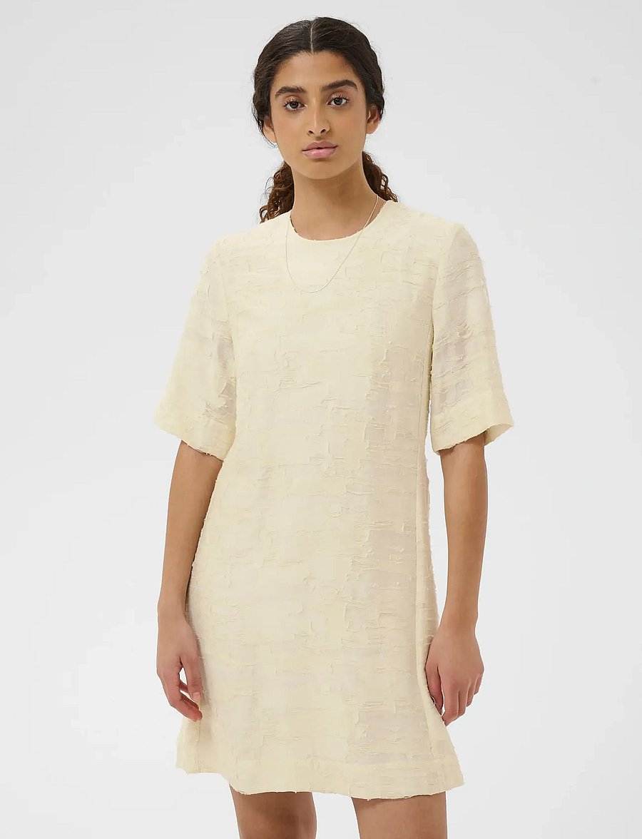 InWear - LENNONIW SHORT DRESS - kurze kleider - whisper white - 0