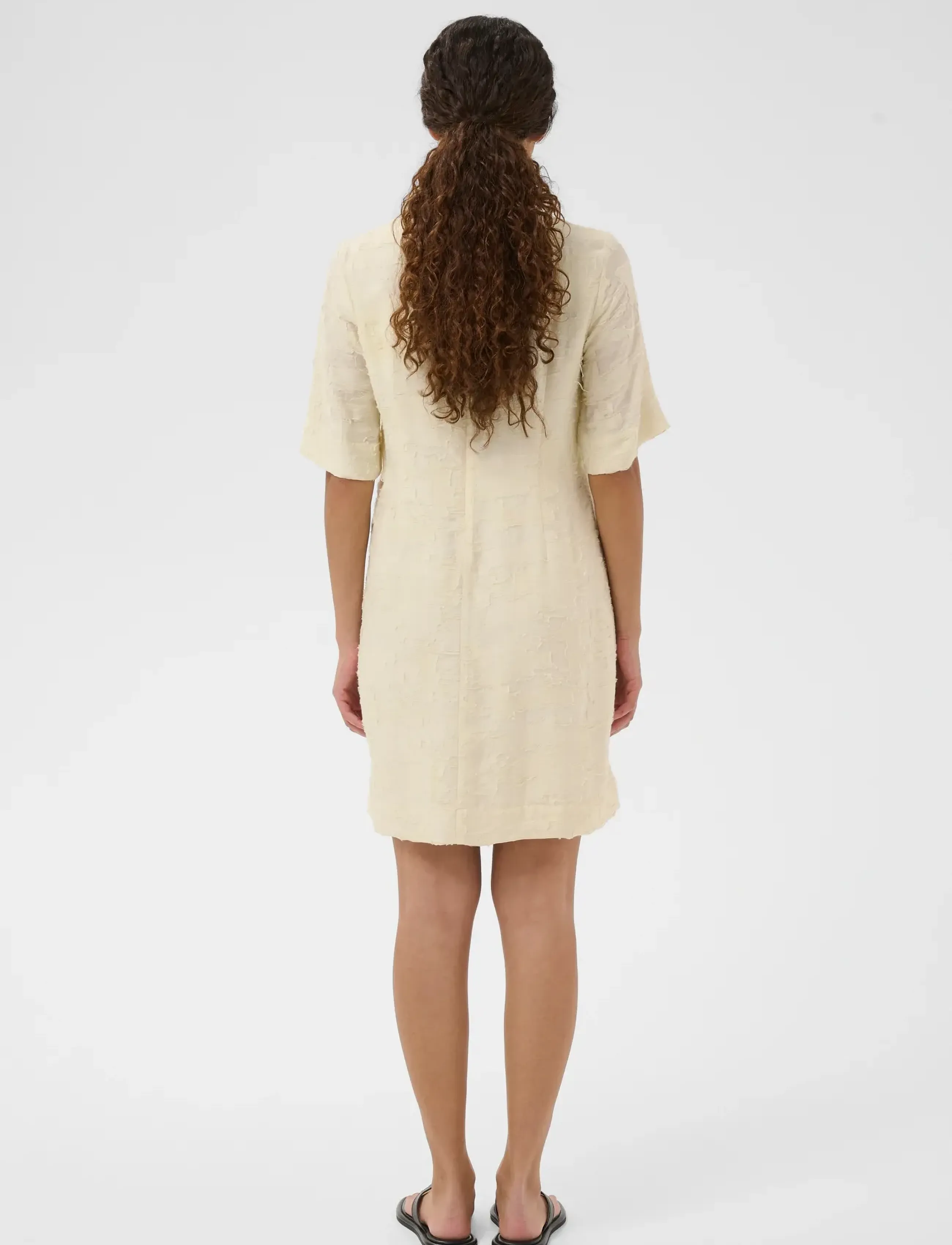 InWear - LENNONIW SHORT DRESS - korte kjoler - whisper white - 4