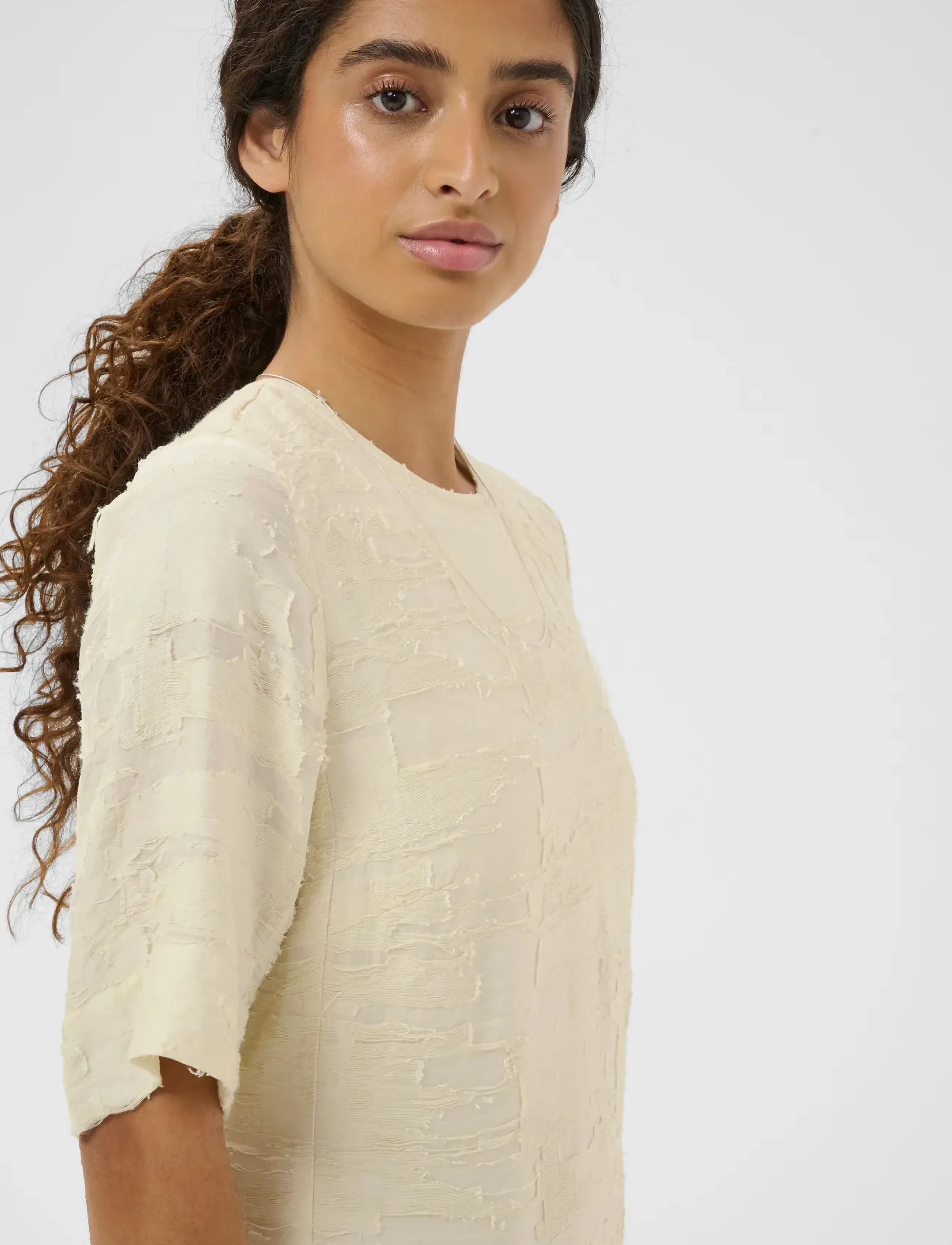 InWear - LENNONIW SHORT DRESS - korte kjoler - whisper white - 5