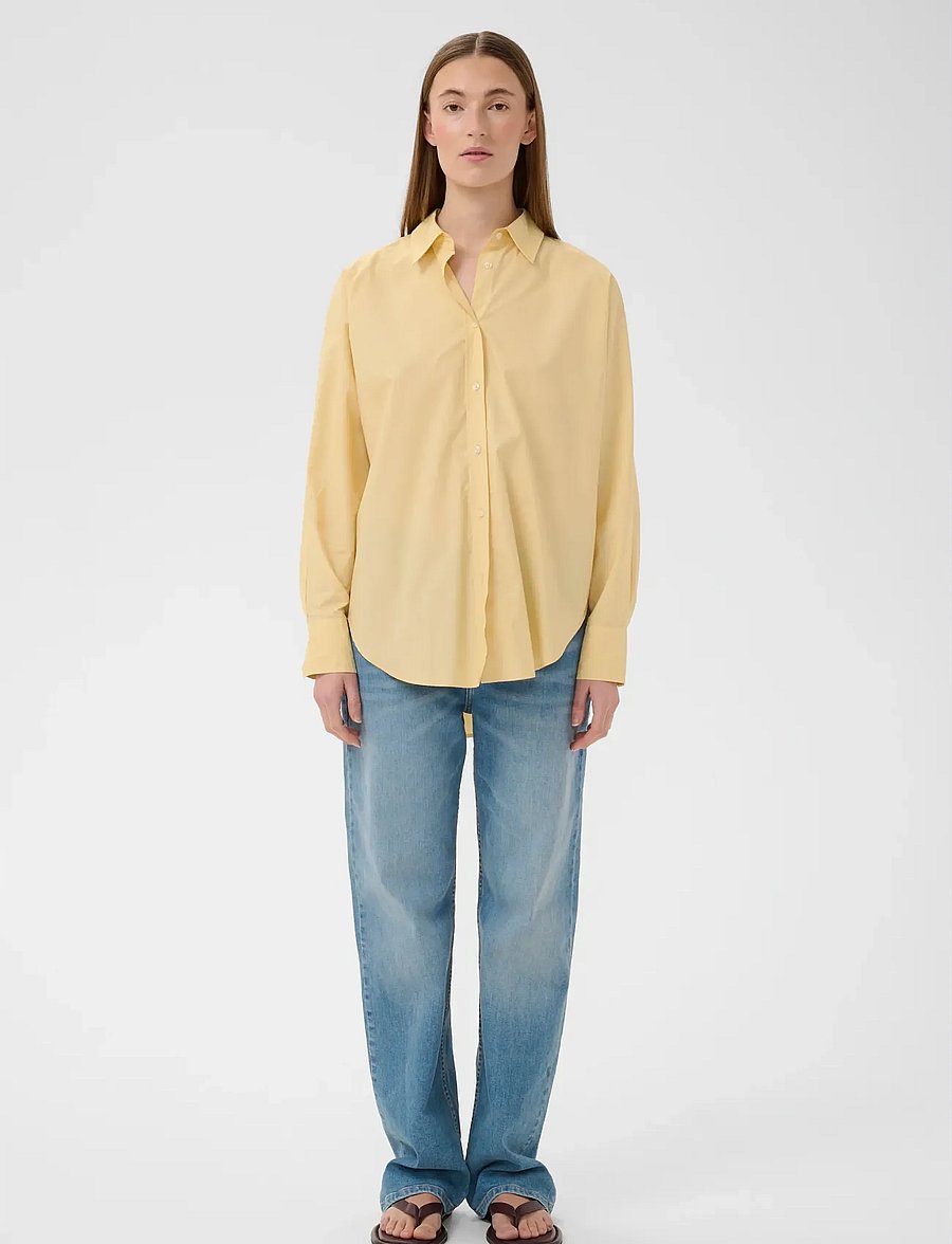 InWear - LELOIW LOOSE SHIRT - langärmlige hemden - chamomile - 3