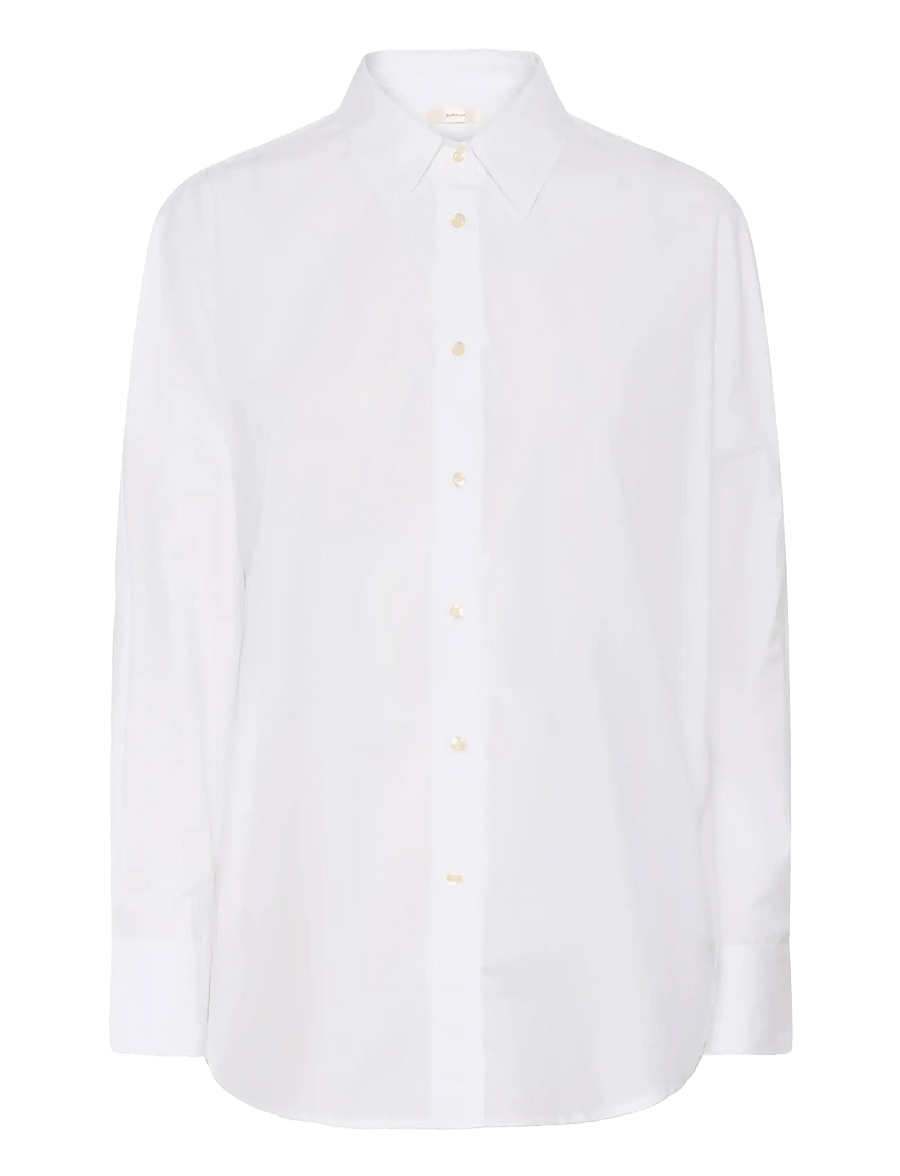 InWear - LELOIW LOOSE SHIRT - langärmlige hemden - pure white - 0