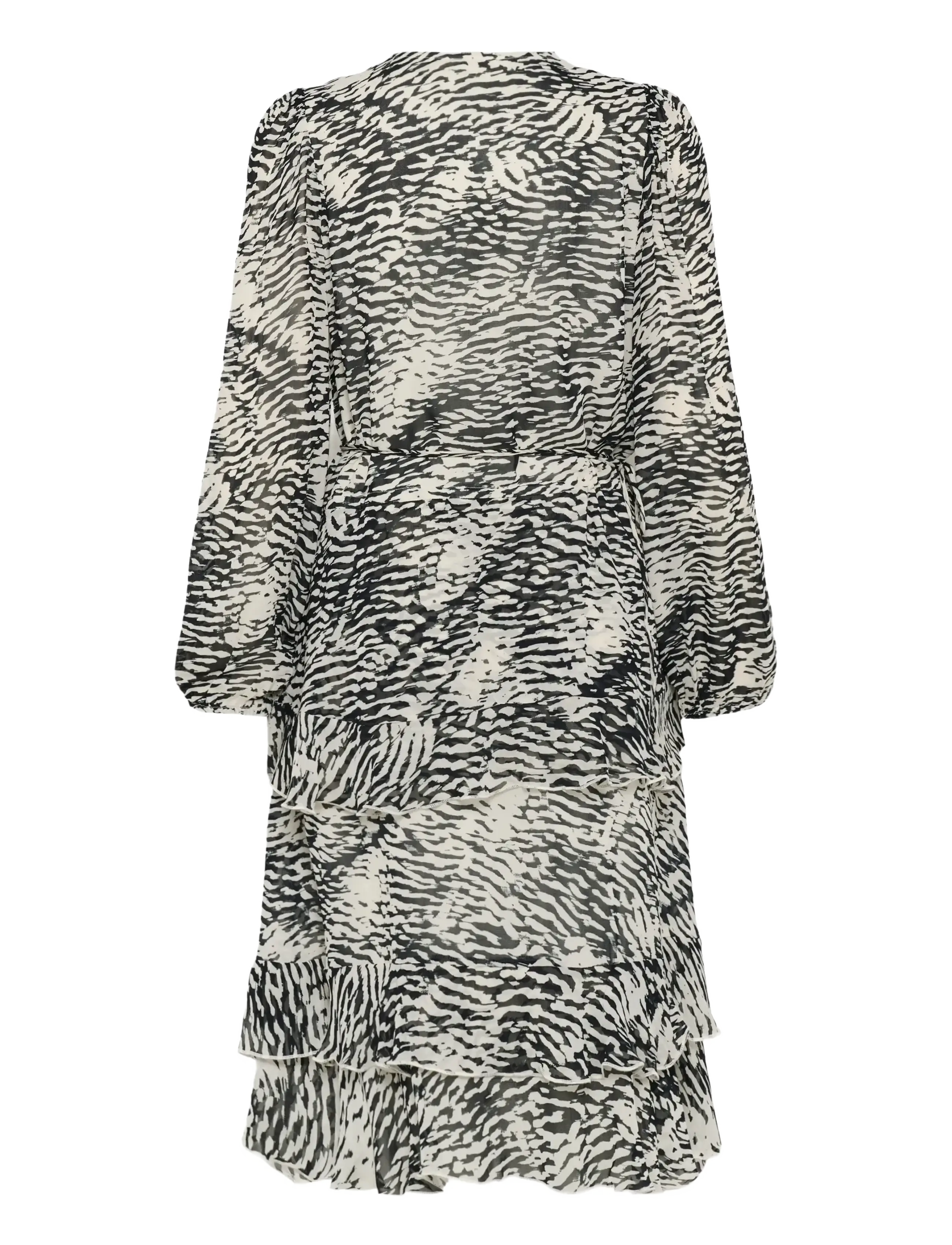 InWear - LYONIW SHORT DRESS - sommerkjoler - black wavy structure - 2