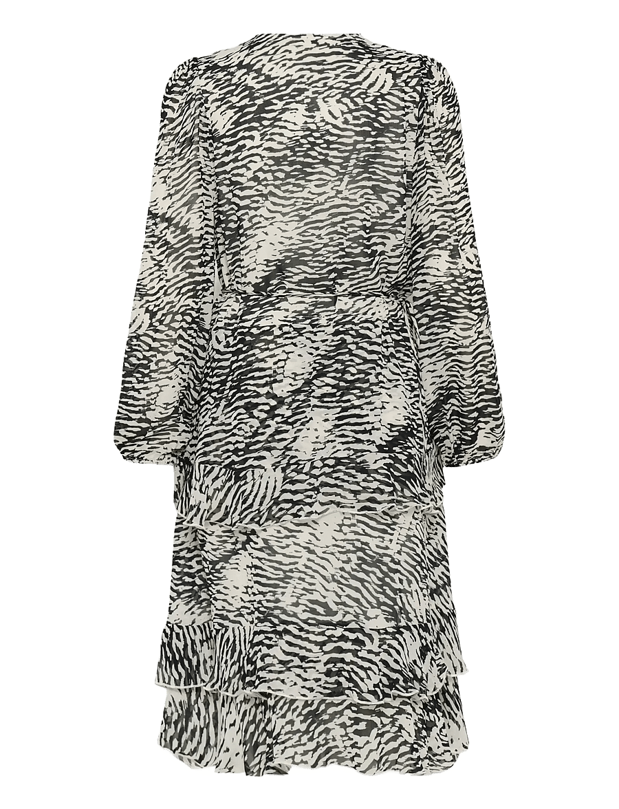 InWear - LYONIW SHORT DRESS - sommerkleider - black wavy structure - 2