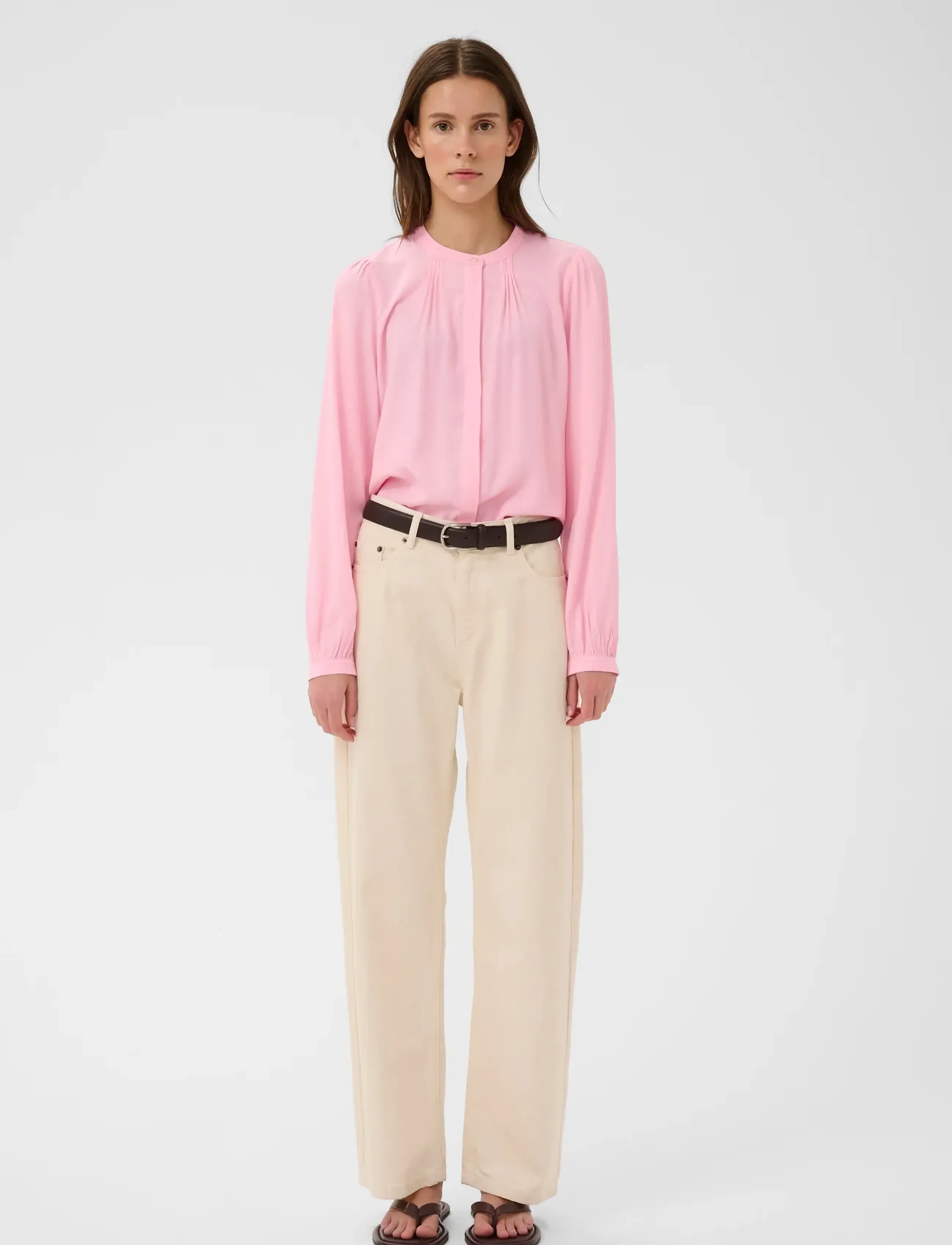 InWear - LEAHIW SHIRT - pikkade varrukatega pluusid - candy pink - 4