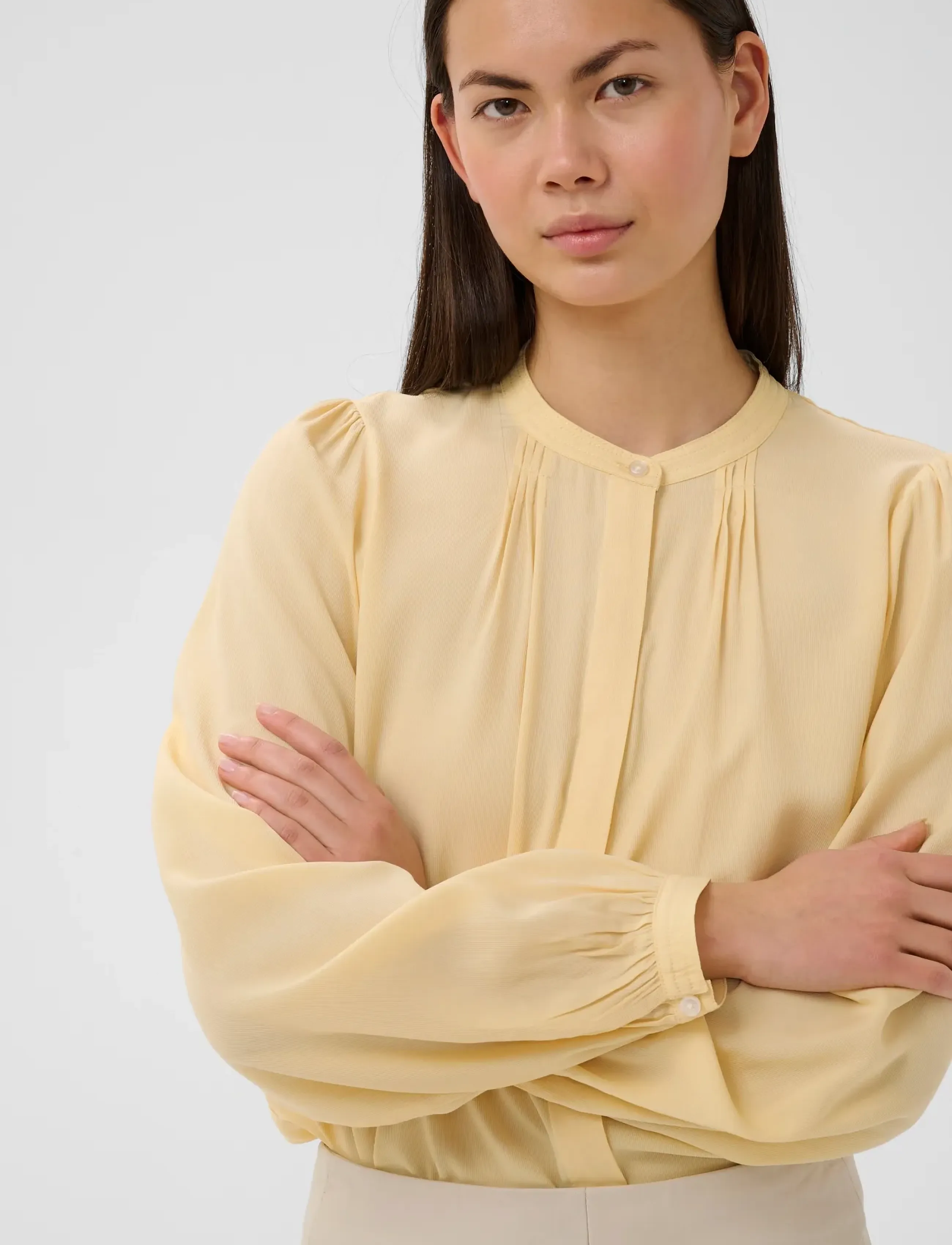 InWear LEAHIW SHIRT - Blouses - CHAMOMILE / yellow