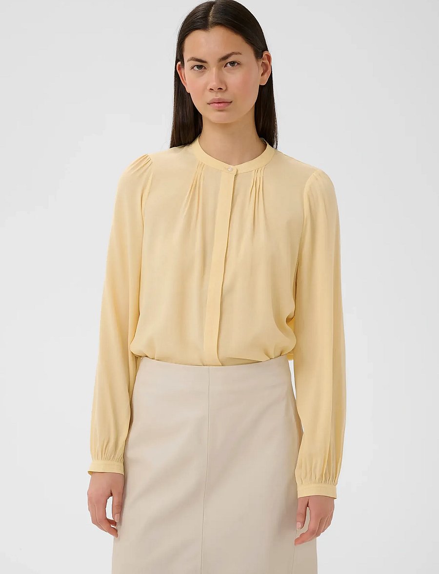 InWear - LEAHIW SHIRT - langärmelige blusen - chamomile - 3