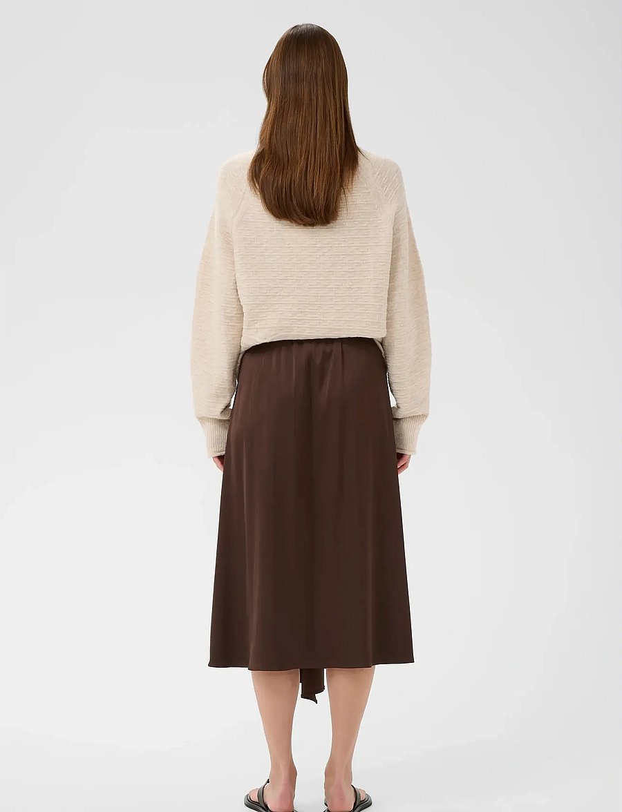 InWear - LAKEIW SKIRT - midi-röcke - coffee bean - 4