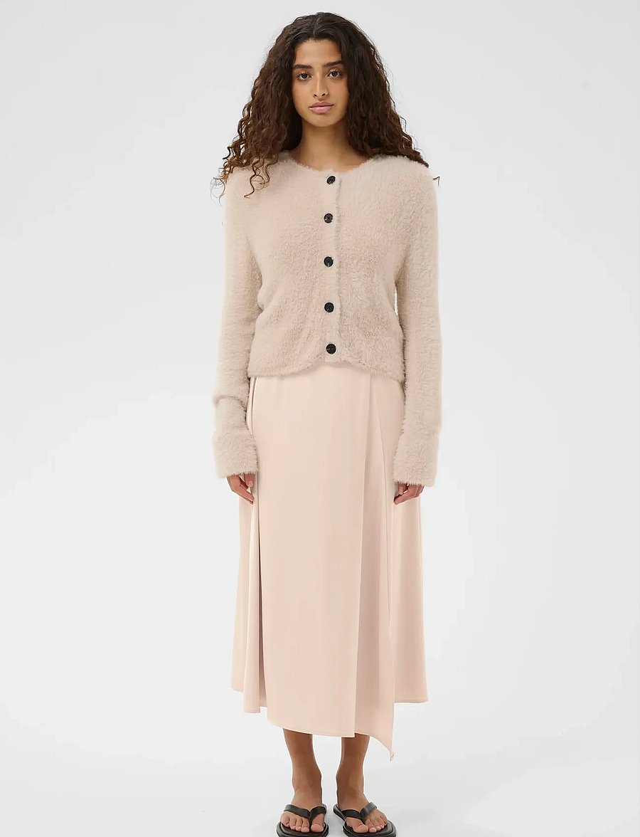 InWear - LAKEIW SKIRT - midi-röcke - haze - 3
