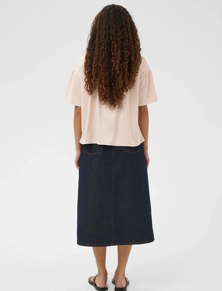 InWear - LAKEIW TOP - kurzärmelige blusen - haze - 4