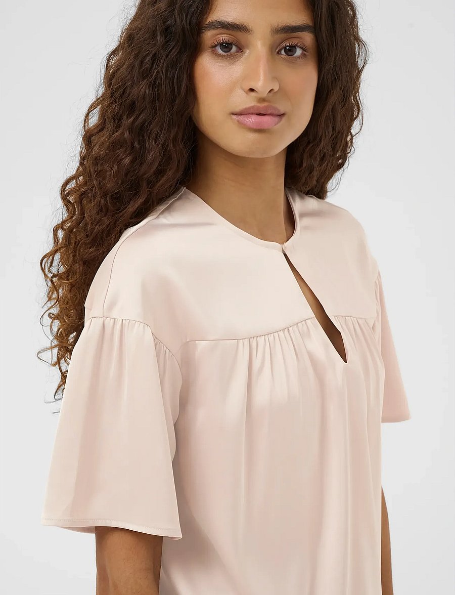 InWear - LAKEIW TOP - kurzärmelige blusen - haze - 5