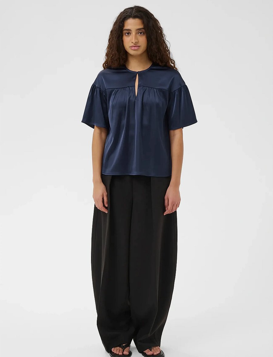 InWear - LAKEIW TOP - short-sleeved blouses - midnight magic - 3