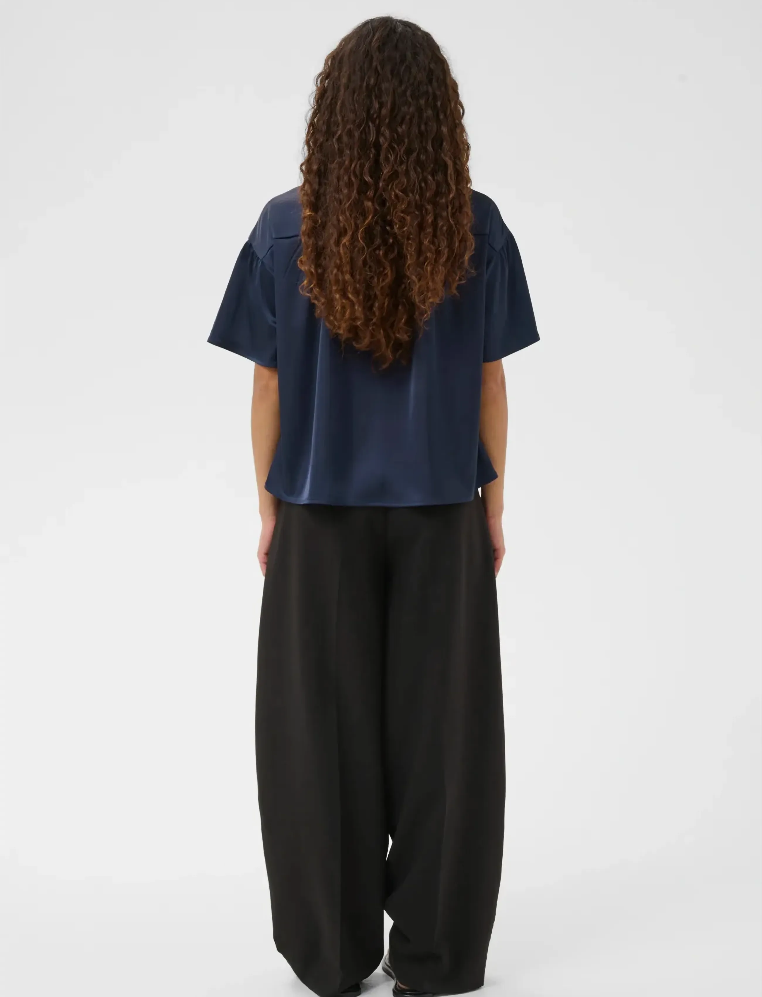 InWear - LAKEIW TOP - kortærmede bluser - midnight magic - 4