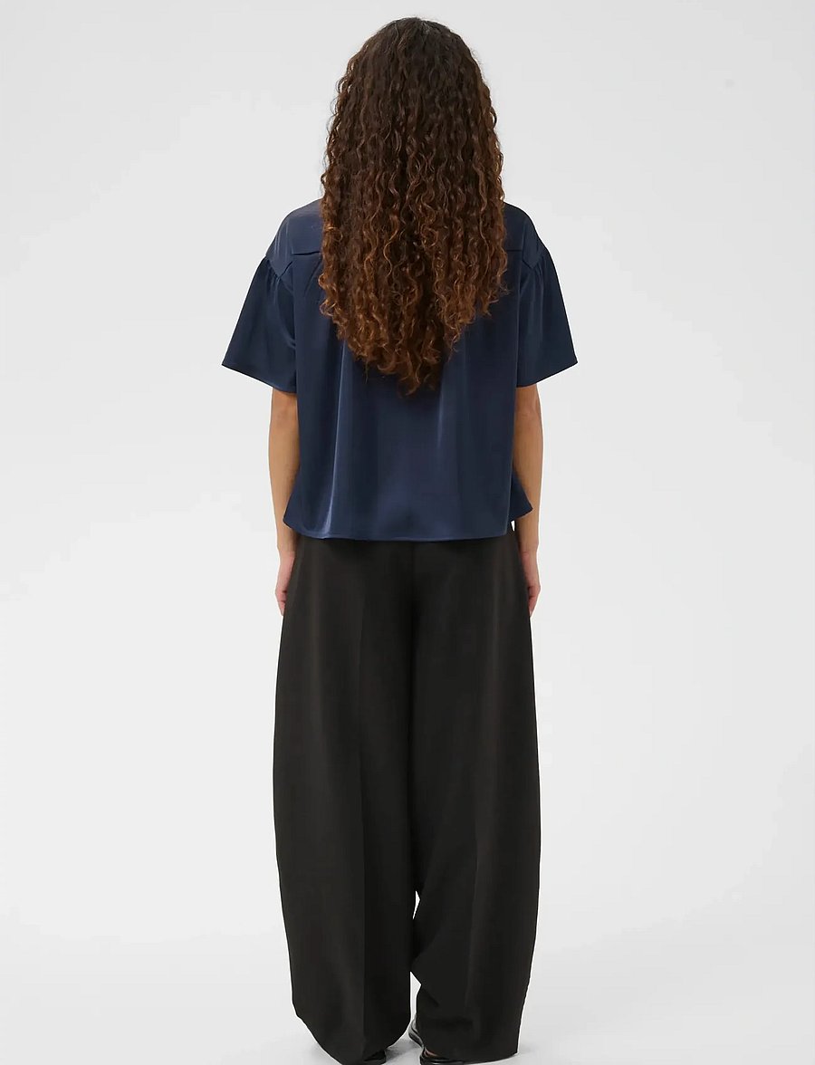 InWear - LAKEIW TOP - short-sleeved blouses - midnight magic - 4