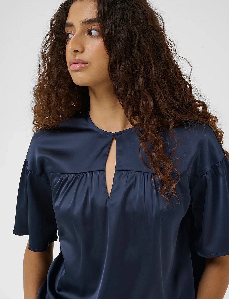 InWear - LAKEIW TOP - short-sleeved blouses - midnight magic - 5