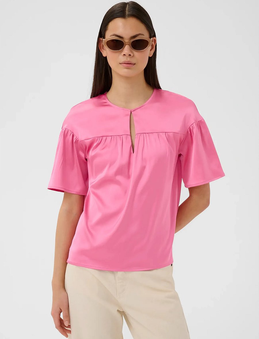 InWear - LAKEIW TOP - kortærmede bluser - pink carnation - 0