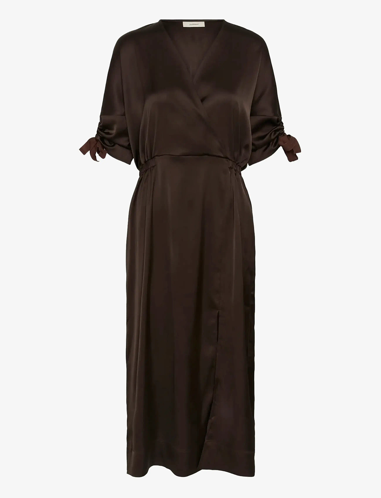 InWear - LAKEIW FAKE WRAP DRESS - wickelkleider - coffee bean - 1
