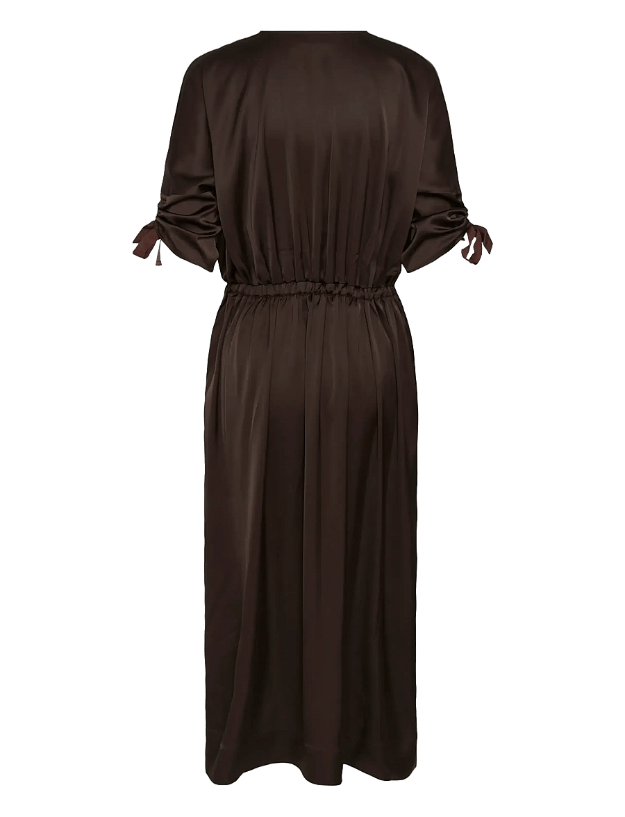 InWear - LAKEIW FAKE WRAP DRESS - hõlmikkleidid - coffee bean - 2