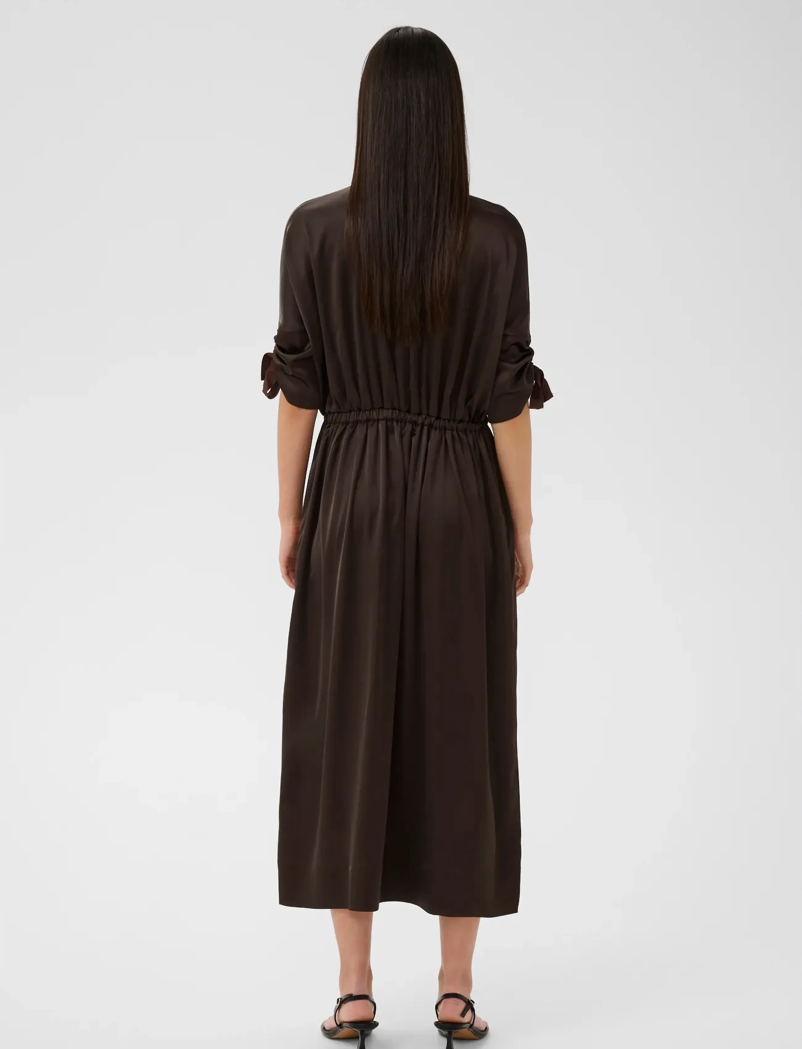 InWear - LAKEIW FAKE WRAP DRESS - robes portefeuille - coffee bean - 4