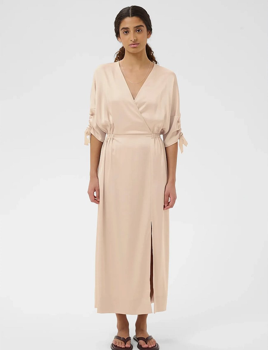 InWear - LAKEIW FAKE WRAP DRESS - wrap dresses - haze - 3