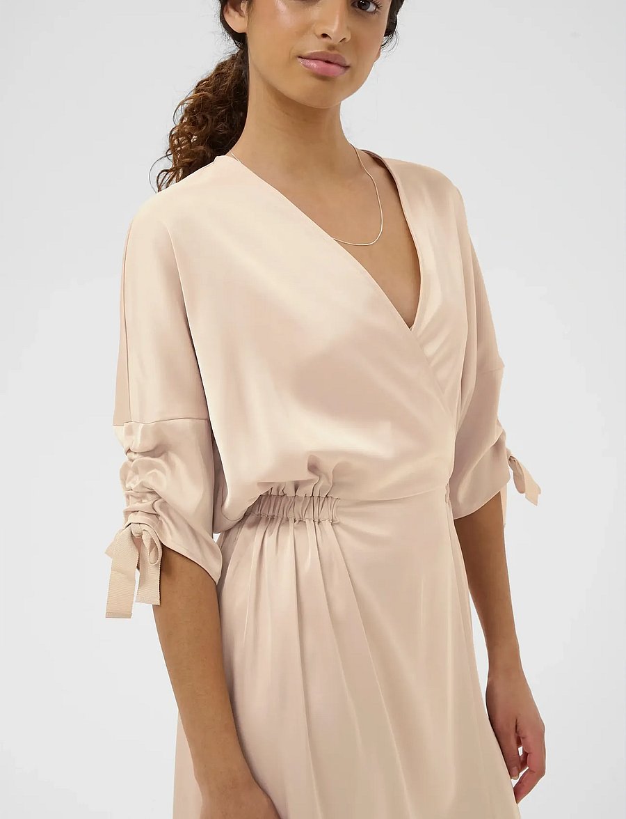 InWear - LAKEIW FAKE WRAP DRESS - wrap dresses - haze - 5