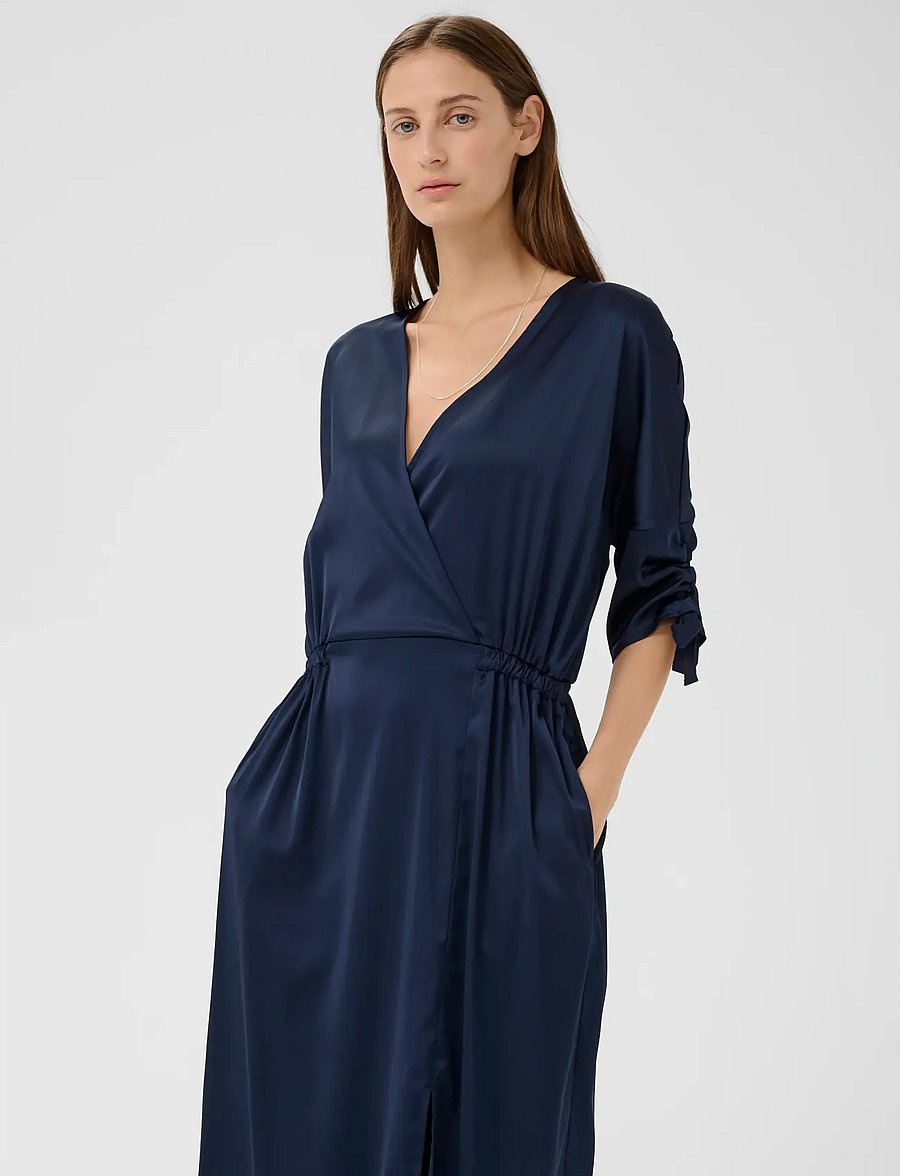 InWear - LAKEIW FAKE WRAP DRESS - wickelkleider - midnight magic - 0
