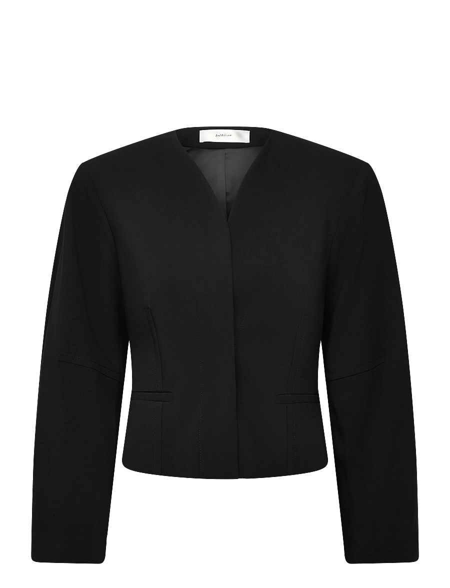 InWear - CHAYCEIW BLAZER - marynarki z krótkim stanem - black - 1