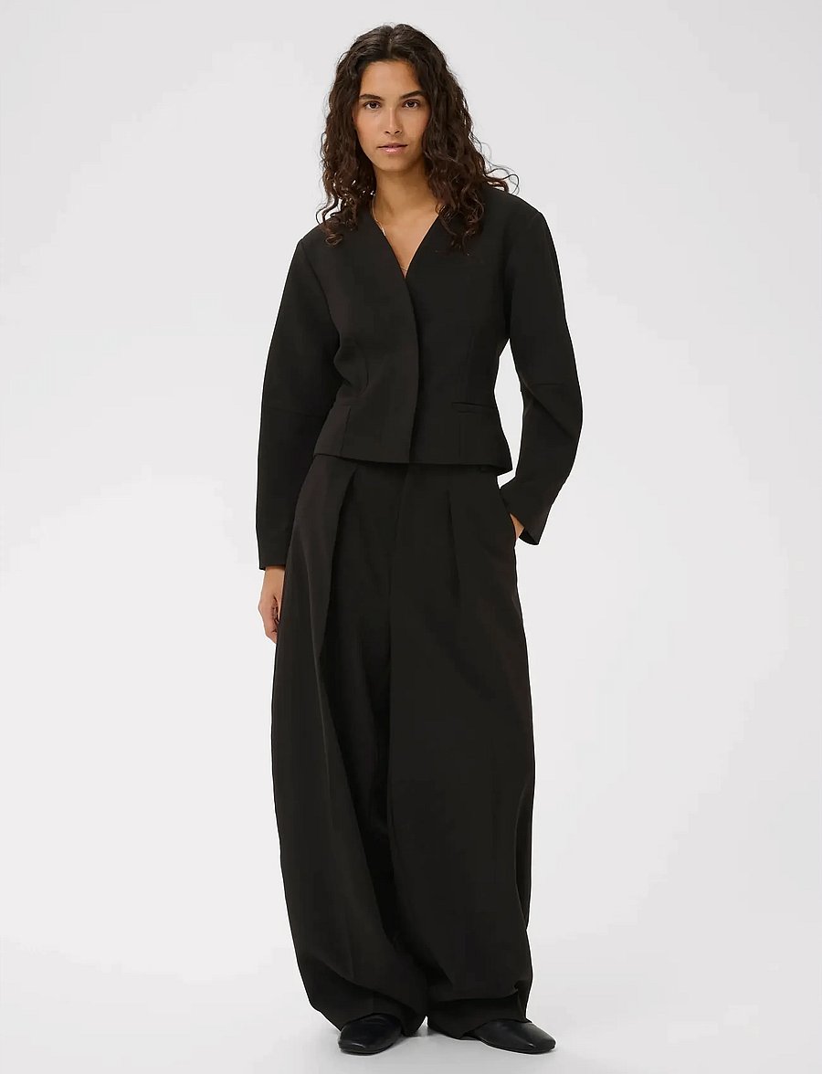 InWear - CHAYCEIW BLAZER - marynarki z krótkim stanem - black - 3