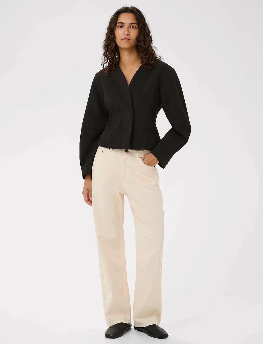 InWear - CHAYCEIW BLAZER - marynarki z krótkim stanem - black - 5